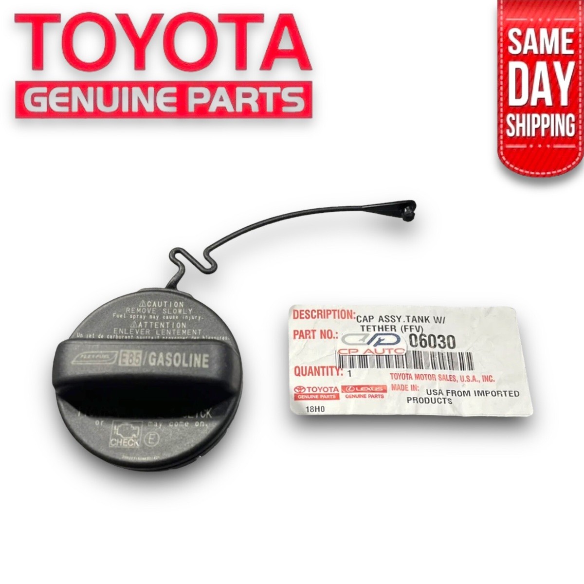13 - 19 TOYOTA TUNDRA LIMITED PLATINUM E85 FUEL GAS TANK CAP