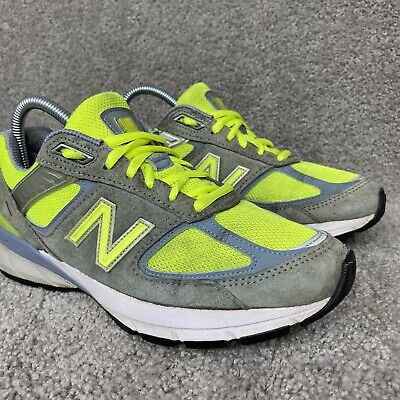 ウィメンズ New Balance 990v5 MiUSA Grey Hi Lite New Balance 990v5 USA Gray Hi Lite Womens Sz 7 B Sneakers