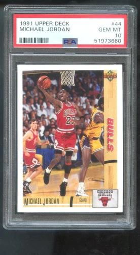 1991-92 Upper Deck #44 Michael Jordan PSA 10 Graded Basketball Card NBA Bulls 91