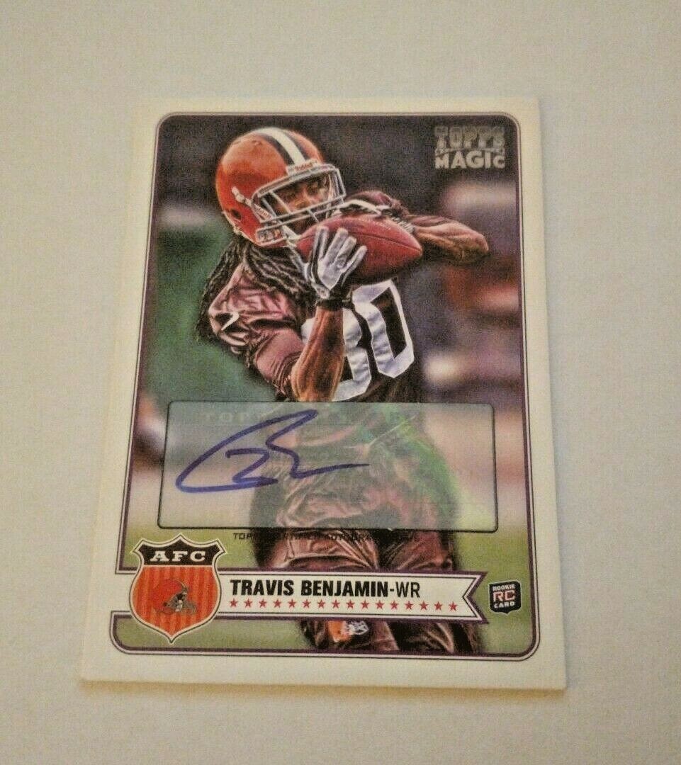 2012 Topps Magic Rookie Auto #39 Travis Benjamin Cleveland Browns