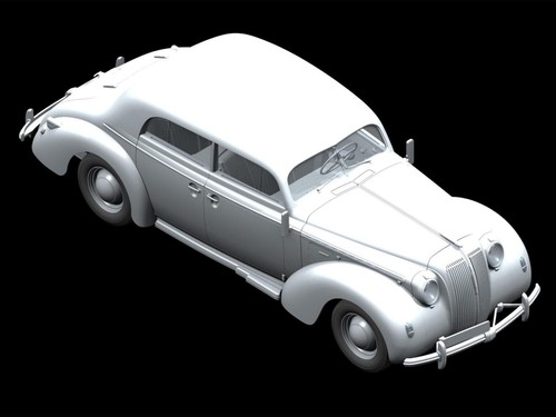 ICM 24023 Plastik Modellauto Bausatz 1:24 Admiral Saloon, WWII German Passenger Car - Bild 12 von 17