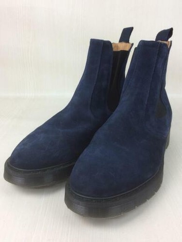 solovair Uk8 Blu Suede Side Gore Chelsea US 8.5 b