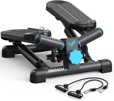 MERACH Mini Stepper for Exercise, Twist Stair Stepper 330LBS Capacity, Stepper E