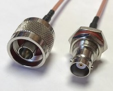 N Male to BNC Female Bulkhead Coaxial RG316 Cable Extension Wireless Antenna USA