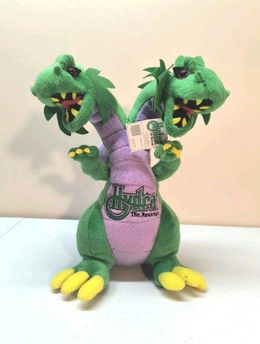 NEW Hydra The Revenge 2 Headed Dragon Plush Roller Coaster Dorney Park Stuffed - 第 1/7 張圖片