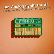 MICROKITS: Synth-A-Sette Cassette Sized Synthesizer - All Analog