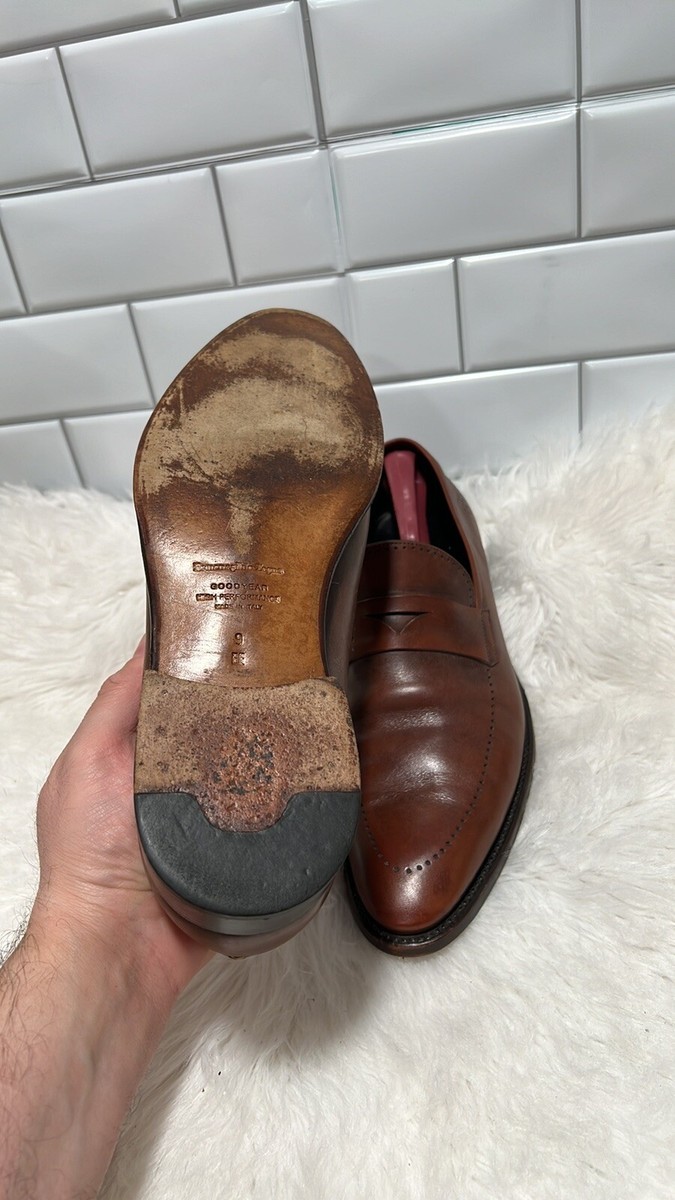 Ermenegildo Zegna Couture Men\'s Brown Leather Penny Loafers - sz 9 eu 10 EE USA Ermenegildo Zegna | Shoes | Ermenegildo Zegna Couture Mens  main image 3