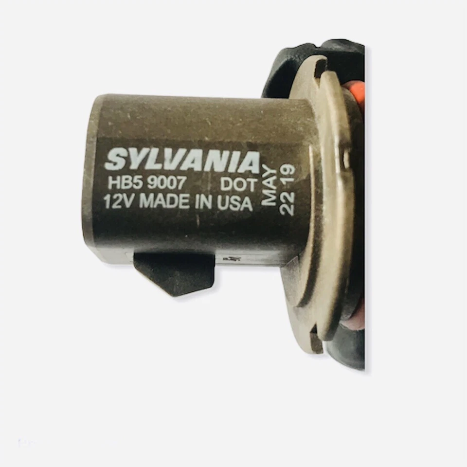 2x 9007 Sylvania 卤素灯泡 12v 头灯灯泡 美国制造 — 第 2/4 张图片