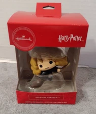 Harry Potter Hermione Granger Chibi On Broom Hallmark Ornament/Brand New In Box