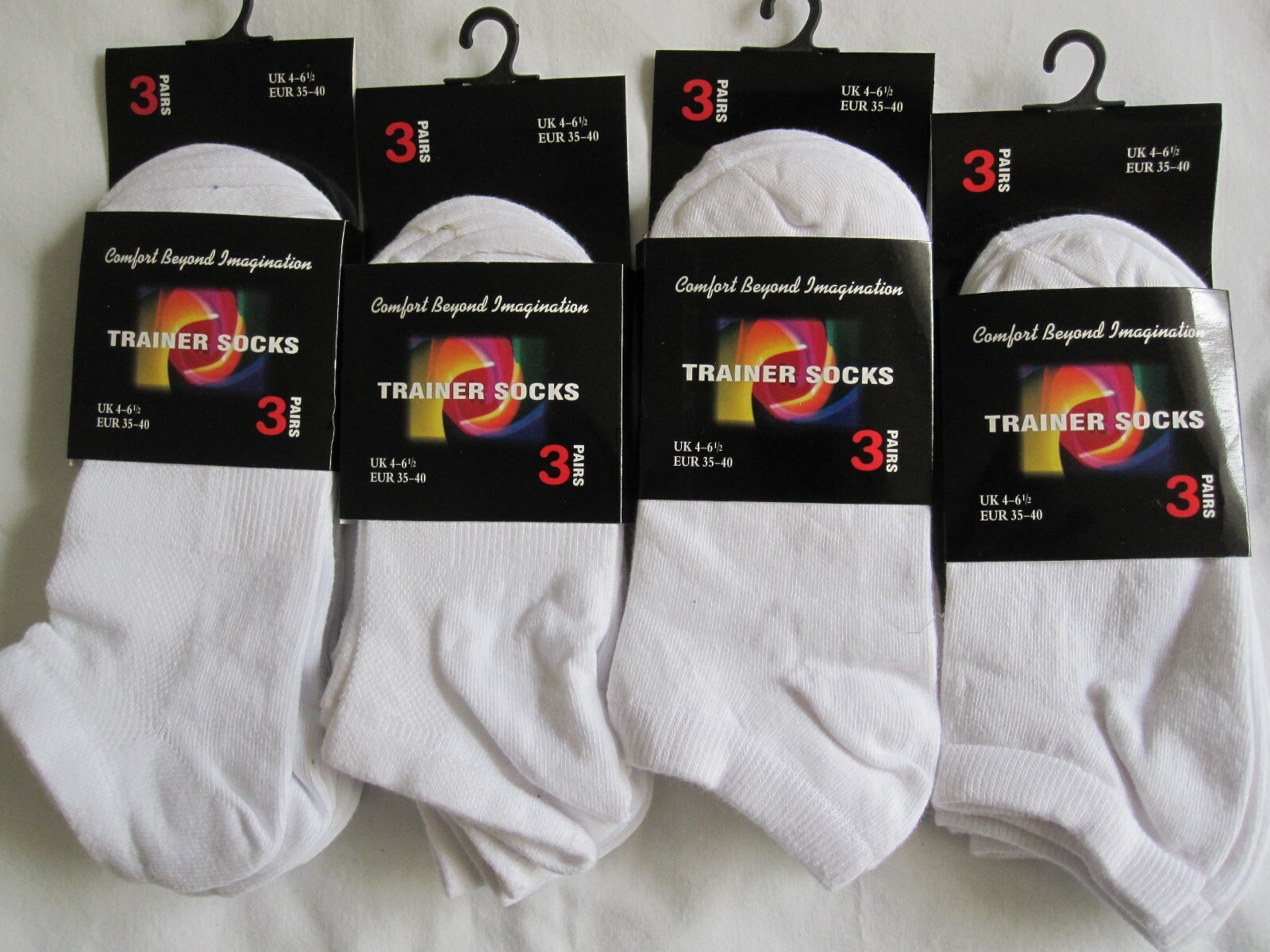 SAOLA CALZINI DA GINNASTICA BIANCHI NUOVI CON ETICHETTE 12 x "PREMIUM WEAR" TAGLIA 4 6 5 SPEDIZIONE GRATUITA SOLO NEL REGNO UNITO