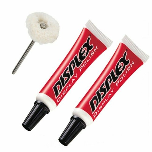 2 Displex Display Polish Scratch Remover for Cell Phone LCD Screens w/ Soft Buff - Afbeelding 1 van 1