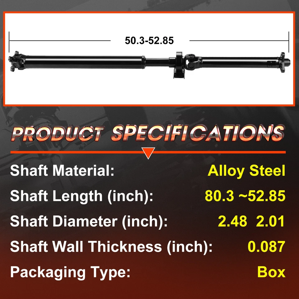 Rear Driveshaft Prop Shaft 936-352 For BMW 325i E30 325e E30 1987 Auto Trans Foto 4 de 4