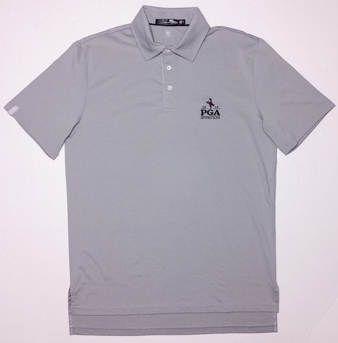 RLX RALPH LAUREN 2019 PGA Bethpage Black Polo Shirt Gray Medium M - Picture 10 of 10