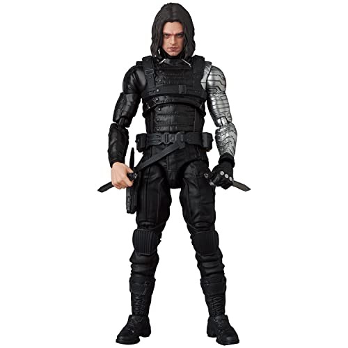 MAFEX No.203 Winter Soldier Action Figure Captain America Marvel 155mm Japan New - Picture 1 of 9