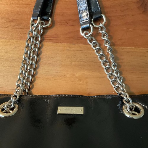 Kate Spade Cooper Square Helena Crinkled Gold Chain Large Tote Purse Handtasche Tasche - Bild 5 von 10