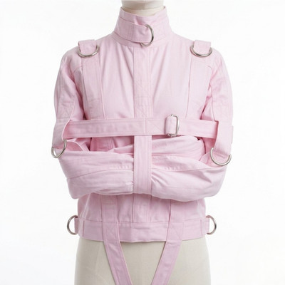 Rosa Zwangsjacke Jacke Kostüm, Theater & Cosplay Zwangsjacke