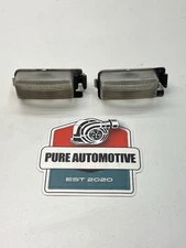 2003-2007 Infiniti G35 Coupe Rear Lower License Plate Light Set Pair OEM