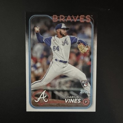 Topps 2024 Series 2 Base Set Darius Vines RC #493 Atlanta Braves