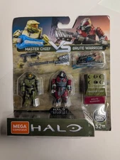 Mega Construx Halo Infinite Master Chief VS Brute Warrior Figure 2-Pack New