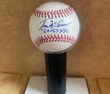 TIM MCCARVER CARDINALS 64 67 WSC SIGNED AUTOGRAPHED M.L. BASEBALL BECKETT AUTH