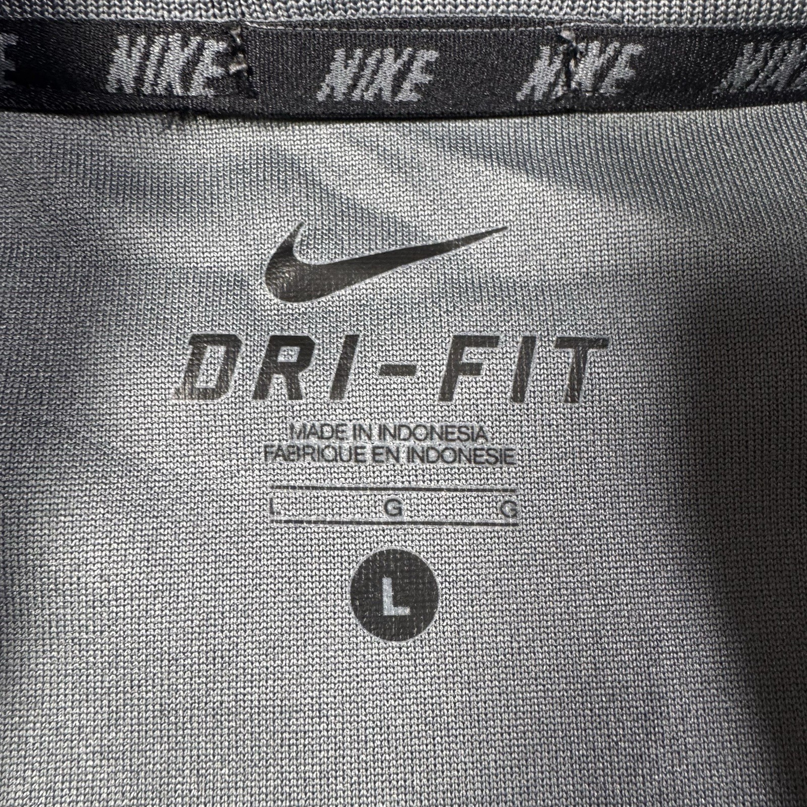 SACAI X NIKE Nike LiveStrong Track Jacket Uomo Grande Grigio Zip Up Atletica Manica Lunga Dri Fit