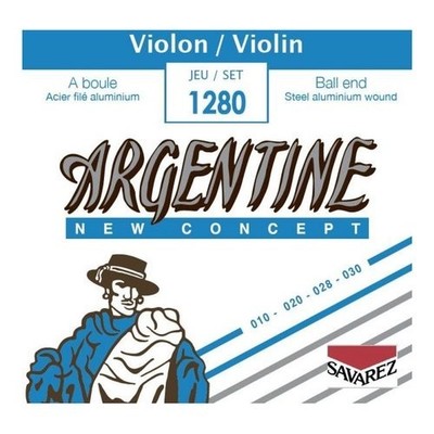 Muettes Cordes pour Violon Marque Savarez Modèl 1280 Set Argentin