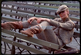 ANNE MARIE POHTOMO Finnish Model Actress 1978 Original Malinowski 35mm Slide C11