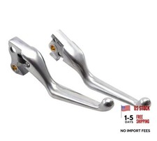 Motorcycle Brake Clutch Levers Hand Lever Set for Harley For 2004-2013-Silver