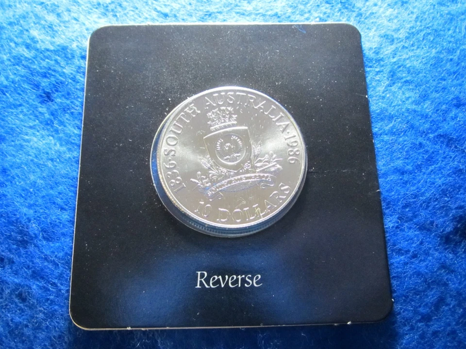 1986 Australia Silver 10 Dollars - State Series - Original Mint Holder and COA - Image 3 of 4