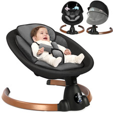 Baby Swing for Infants Electric Rocking Seat 5 Speeds Bluetooth 5-Point Harness