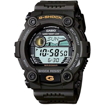 Casio G-Shock G7900-3 Tide Graph Watch Khaki Resin Band Quartz 20ATM New