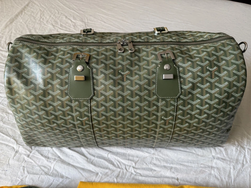 Goyard Boston 50 Duffle Bag Khaki - Image 2 of 4