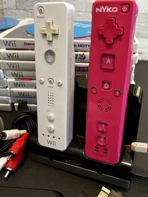 SALE Nintendo Wii Bundle Lot 2 Consoles RVL-001, 19 Games & Several Accessories