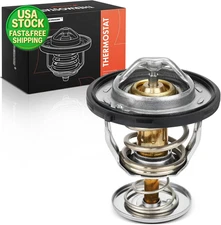 Engine Coolant Thermostat with Seal for Chevy GMC Cadillac Silverado Tahoe