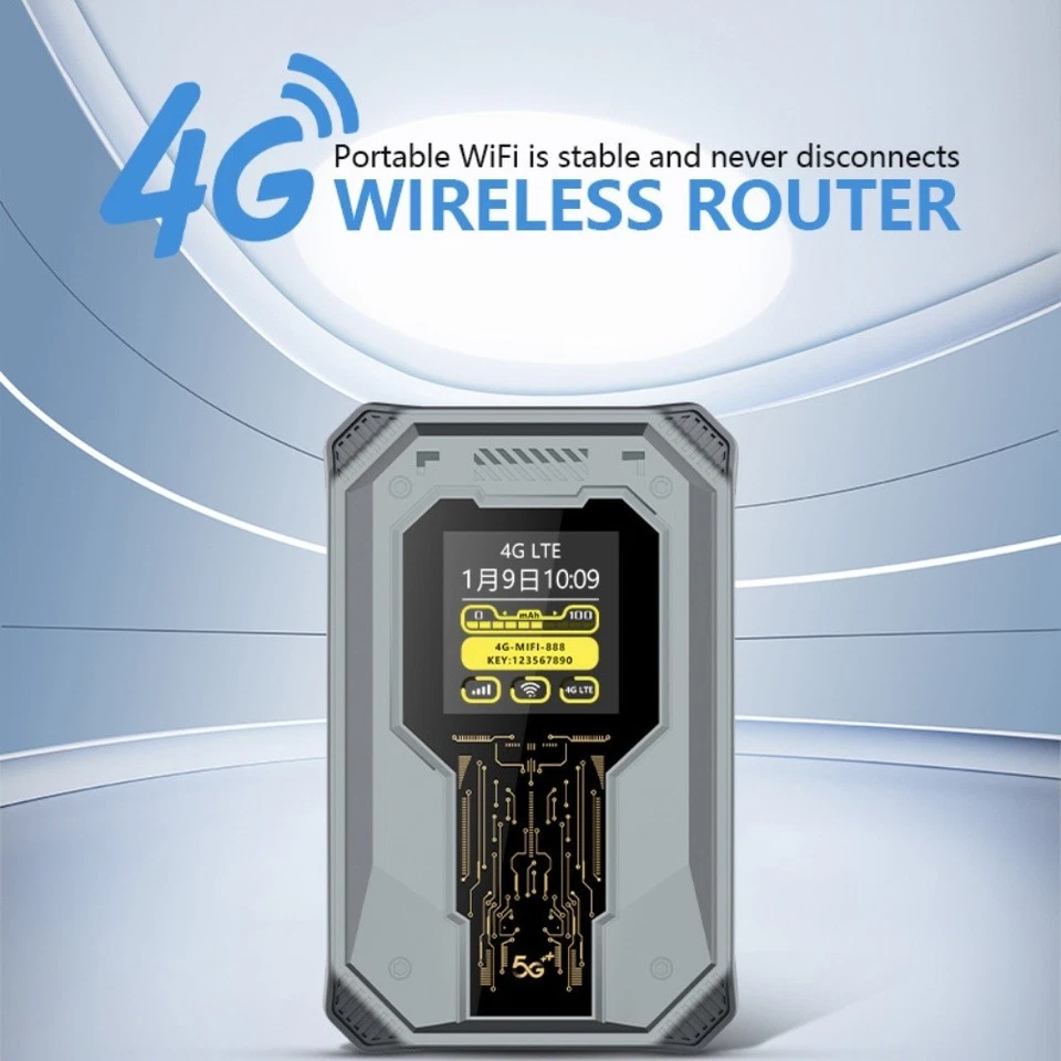 Portable Wireless WiFi Router 300Mbps Fast 4G LTE 5G Network Compatible - Image 2 of 4