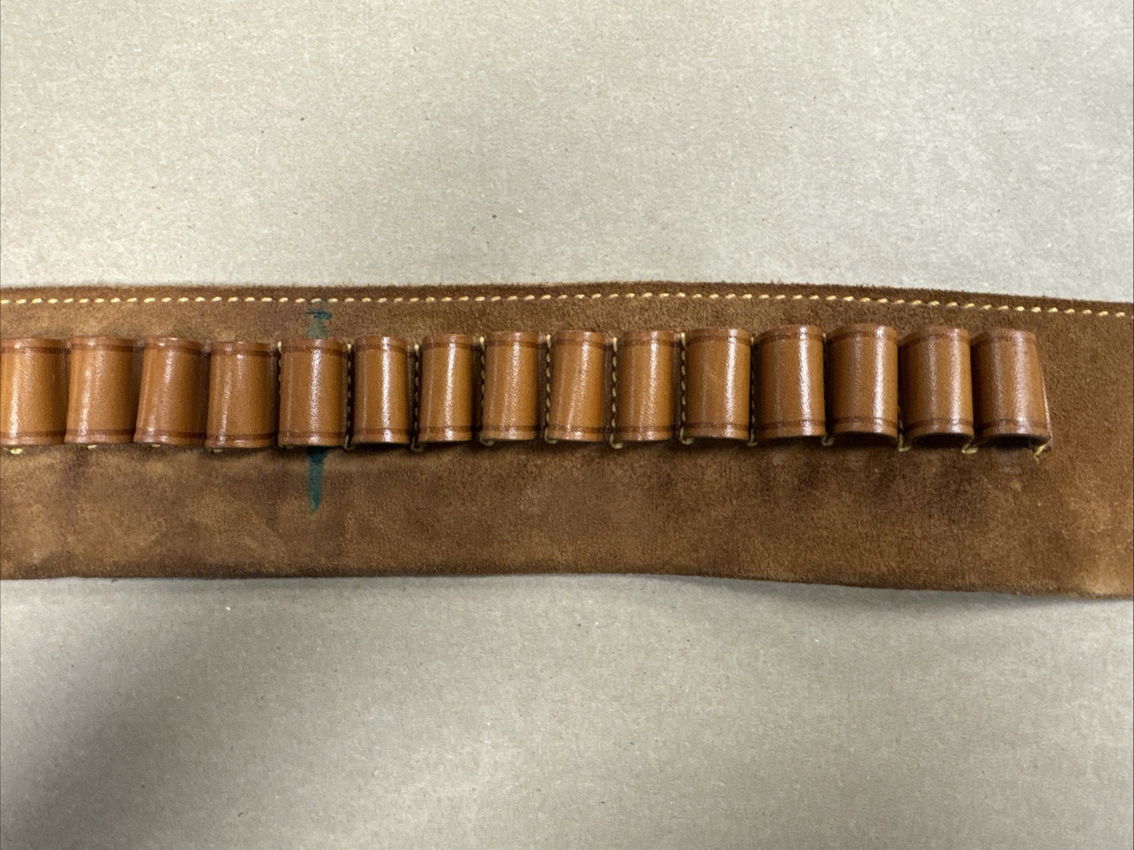 Galco 1880s Strongside Cartridge Belt 44 Mag 45 Colt Tan Leather Size 40 #W-DR40