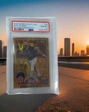 2023 Topps Gilded Collection - Pete Alonso #20 Gold RayWave Refractor /25-PSA 10