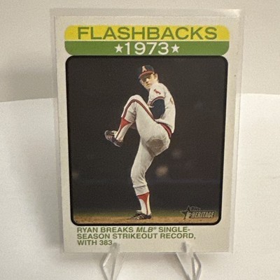 2022 Topps Heritage - Baseball Flashbacks Nolan Ryan #BF1