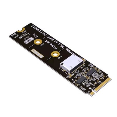 F4Q M.2 NVMe PCIe 4.0 to Oculink SFF-8612 Adapter Female Adapter Board with2796
