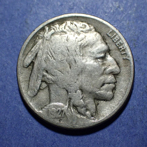 New Listing1927-D Buffalo Nickel  Fine