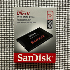 SanDisk Ultra II 480GB 2.5" SATA III SSD 550MB/s SDSSDHII-480G-G25