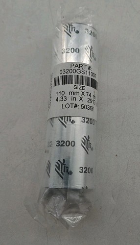 Cebra - 03200GS11007 - 3200 Cinta de cera / resina - 4,33" x 2913" - Lote de 2 - Imagen 1 de 2