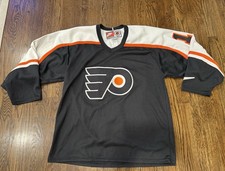 VINTAGE JOHN LECLAIR JERSEY FLYERS CCM RARE HOCKEY Size Medium