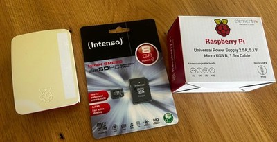 Raspberry Pi 3 inkl. Gehäuse, Netzteil und SD Karte