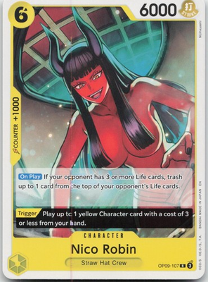 #ad Nico Robin 107 OP09 107 Emperors in the New World One Piece $1.75