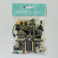 JOLEE'S BOUTIQUE Dimensional Sticker, embellishment, ornament- Haunted House NEW