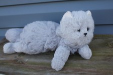 Vintage TY Classic Gray Persian Long Hair Cat Blue Eyes 1987 2nd Gen 18" matted
