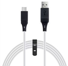 NEXT - Extra Long 9' USB-C Play  Charge Cable for PlayStation 5 - White/Black