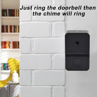 1 X Wireless WiFi Video Doorbell Phone Door Ring Intercom Security Camera Bell
