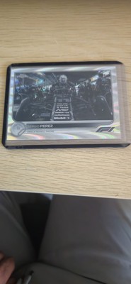 Sergio Perez, 2022 Topps Chrome, Silver Wave
